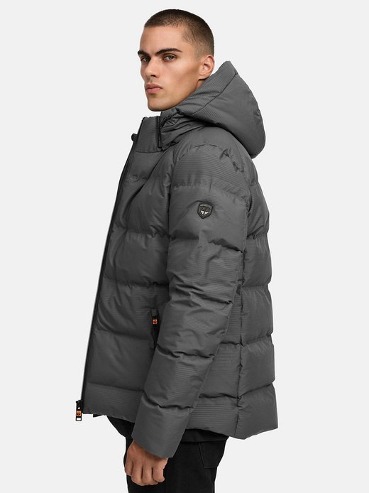 STONE HARBOUR Herren Winterjacke Mit Abnehmbarer Kapuze – Warme Steppjacke Für Stadt & Outdoor