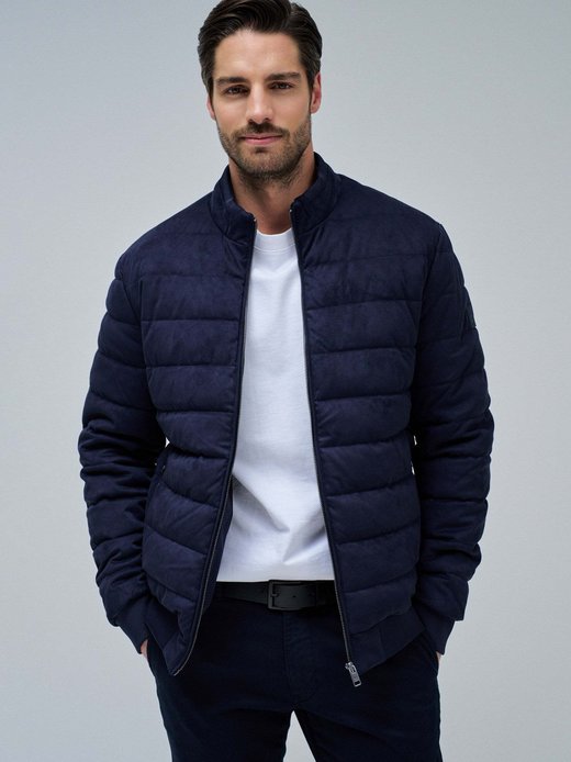 Herren Steppjacke - Suede Puffer