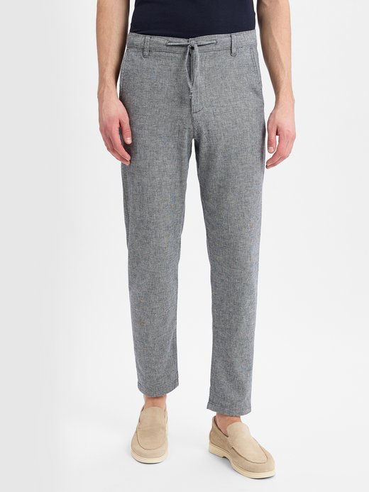 Herren Stoffhose mit Leinen-Anteil - Brody