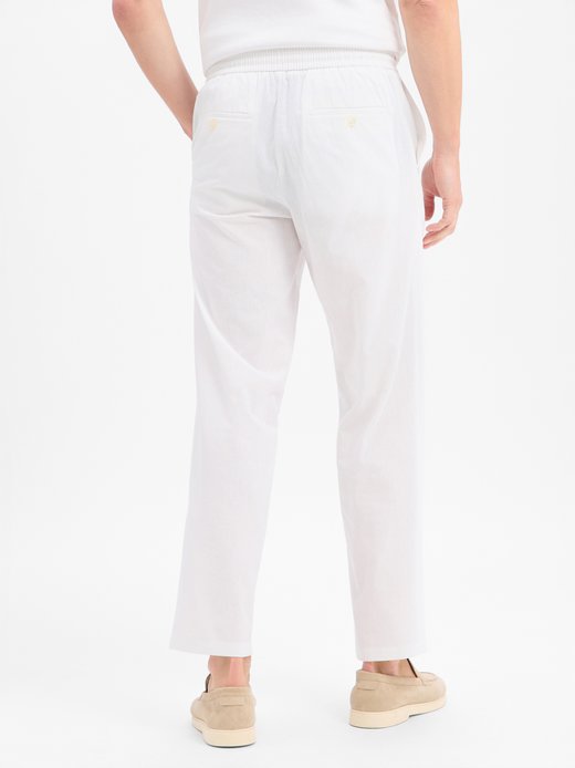 Herren Stoffhose mit Leinen-Anteil - Cross