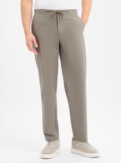 Herren Stoffhose mit Leinen-Anteil - Cross