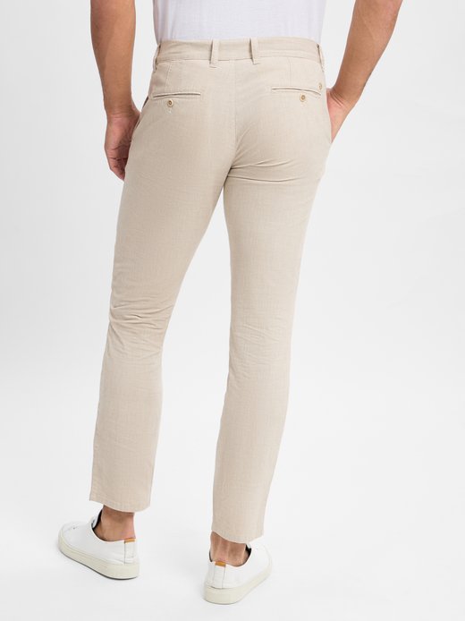 Herren Stoffhose mit Leinen-Anteil - Lou