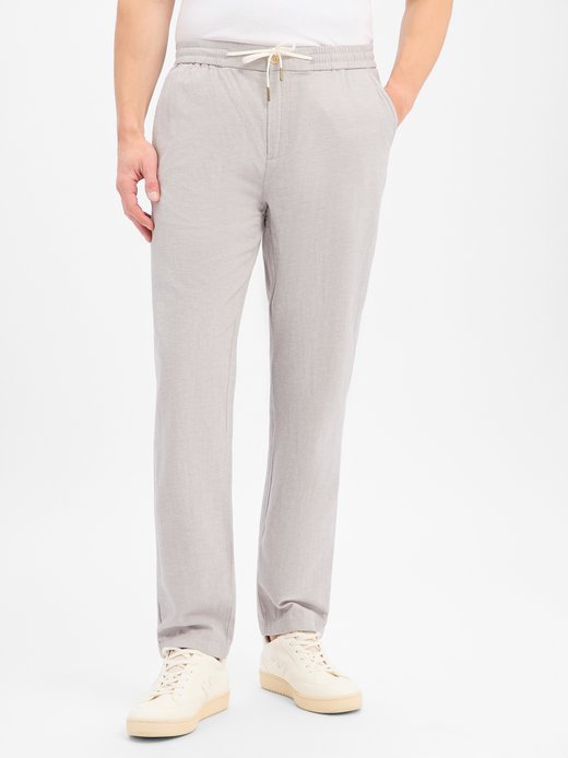 Herren Stoffhose mit Leinen-Anteil - Warren