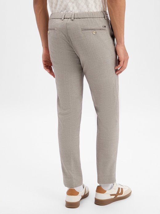 Herren Stoffhose mit Woll-Anteil