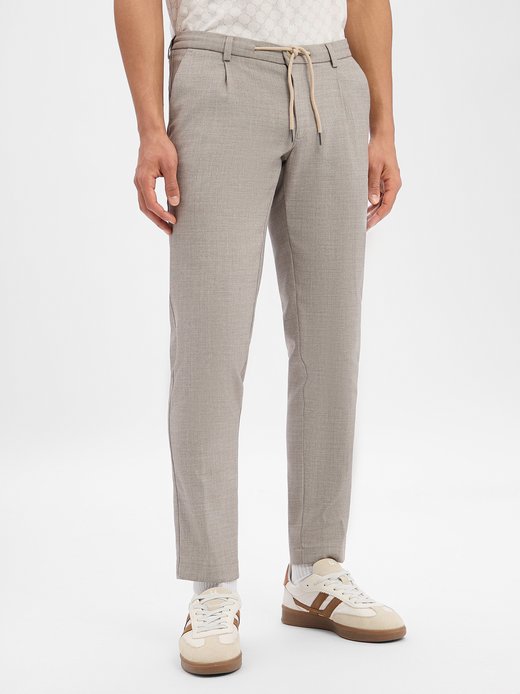 Herren Stoffhose mit Woll-Anteil