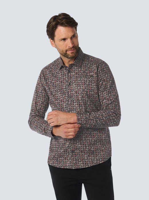Herren Stretch All-Over Print Shirt
