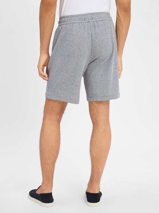 Herren Strick-Bermuda mit Leinen-Anteil