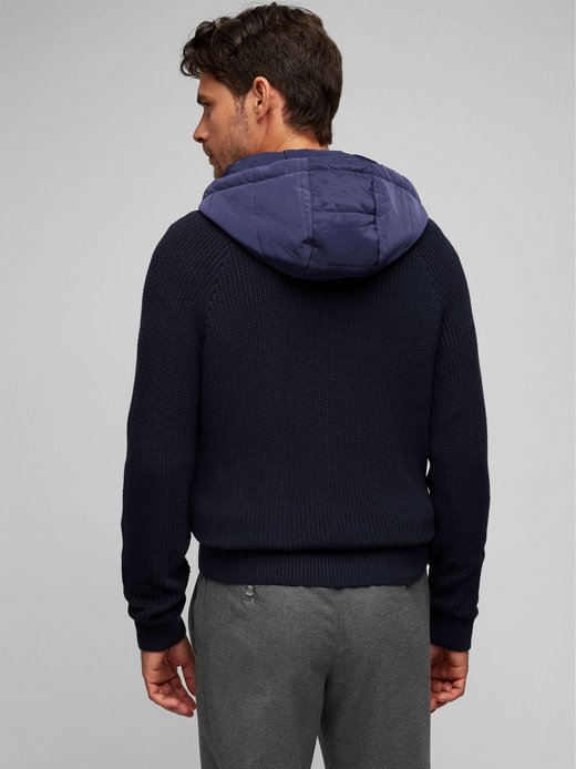 Herren Strick Hoodie