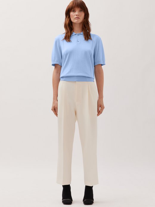 Herren Strick Polo - Regular Fit