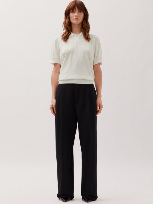 Herren Strick Polo - Regular Fit