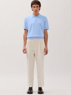 Herren Strick Polo - Regular Fit