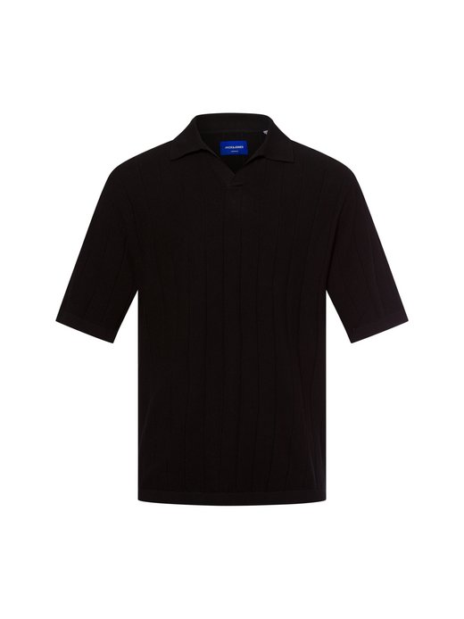 Herren Strick-Poloshirt - Jorvarenna Knit SS Split Neck