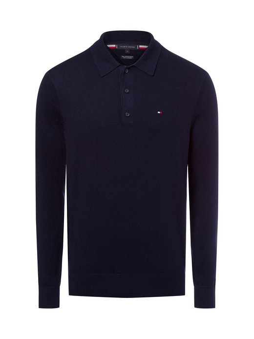 Herren Strick-Poloshirt