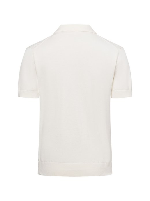 Herren Strick-Poloshirt