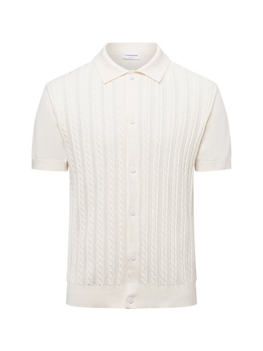 Herren Strick-Poloshirt