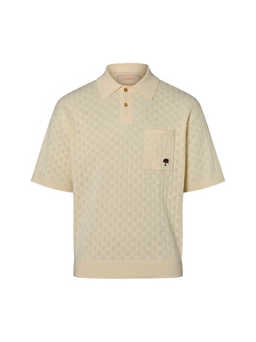 Herren Strick-Poloshirt