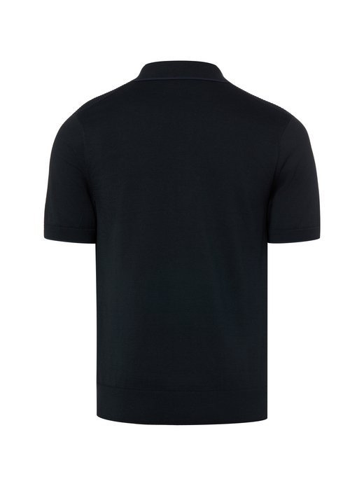 Herren Strick-Poloshirt
