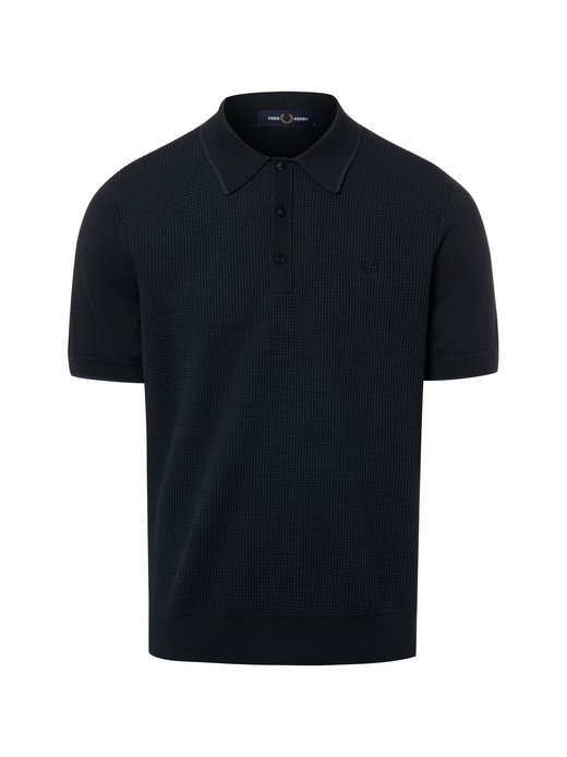 Herren Strick-Poloshirt