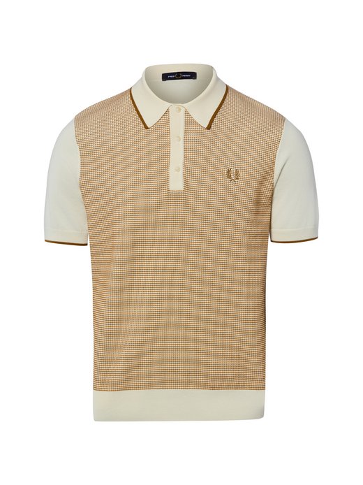 Herren Strick-Poloshirt