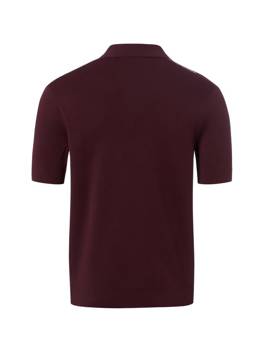 Herren Strick-Poloshirt