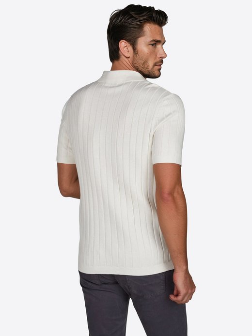 Herren Strick-Poloshirt