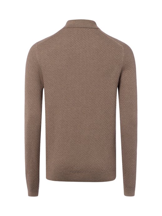 Herren Strick-Poloshirt