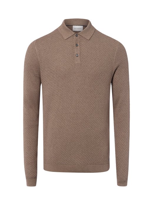 Herren Strick-Poloshirt