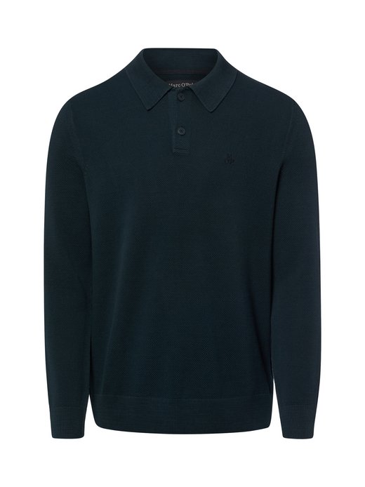 Herren Strick-Poloshirt