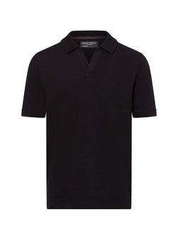Artikelbild Herren Strick-Poloshirt von Marc O'Polo in schwarz uni