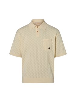 Herren Strick-Poloshirt