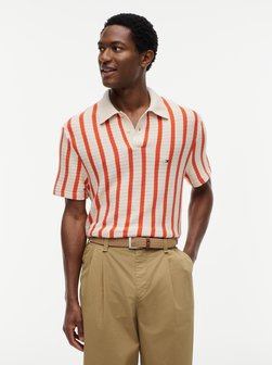 Herren Strick-Poloshirt