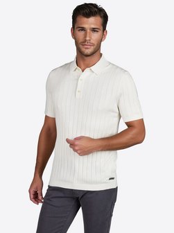 Herren Strick-Poloshirt