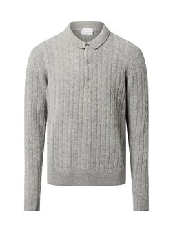 Herren Strick-Pullover mit Lammwoll-Anteil