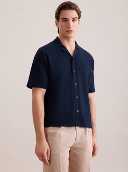 Herren Strick Resort Hemd - Regular Fit