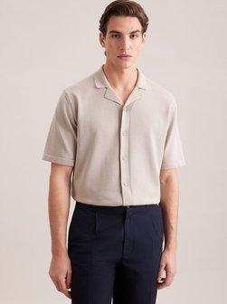 Herren Strick Resort Hemd - Regular Fit