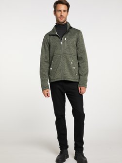 Herren Strickfleecejacke
