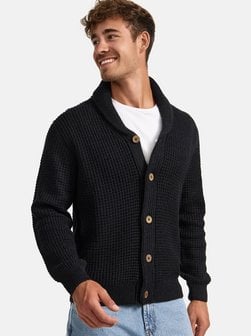 Artikelbild Herren Strickjacke - INBrandox von Indicode in schwarz uni