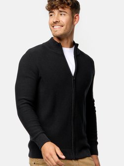 Artikelbild Herren Strickjacke - INWestmoon von Indicode in schwarz uni