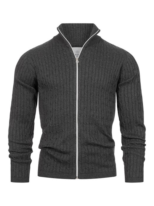 Herren Strickjacke - KSCable Zip