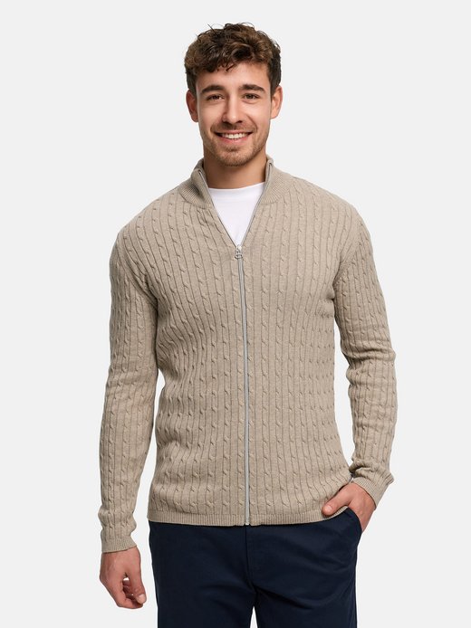 Herren Strickjacke - KSCable Zip