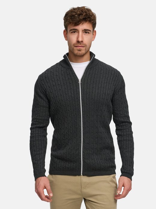 Herren Strickjacke - KSCable Zip