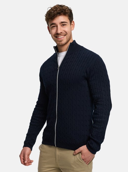 Herren Strickjacke - KSCable Zip