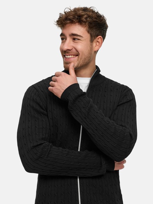 Herren Strickjacke - KSCable Zip