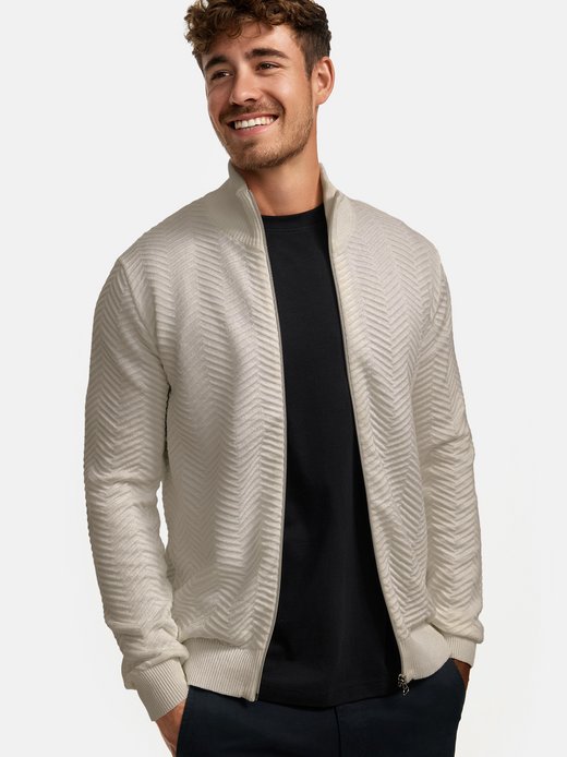 Herren Strickjacke - KSCarlo Zip