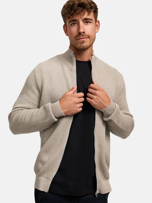 Herren Strickjacke - KSErik Zip