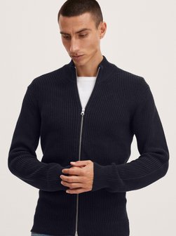 Artikelbild Herren Strickjacke - Kurt von CASUAL FRIDAY in blau uni