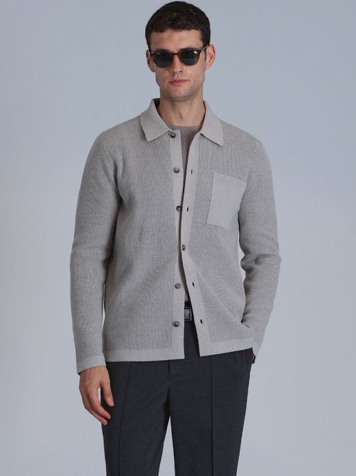 Herren Strickjacke - Solid