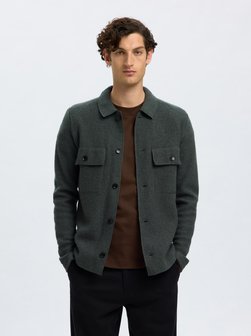 Herren Strickjacke aus Wolle - SLHNealy