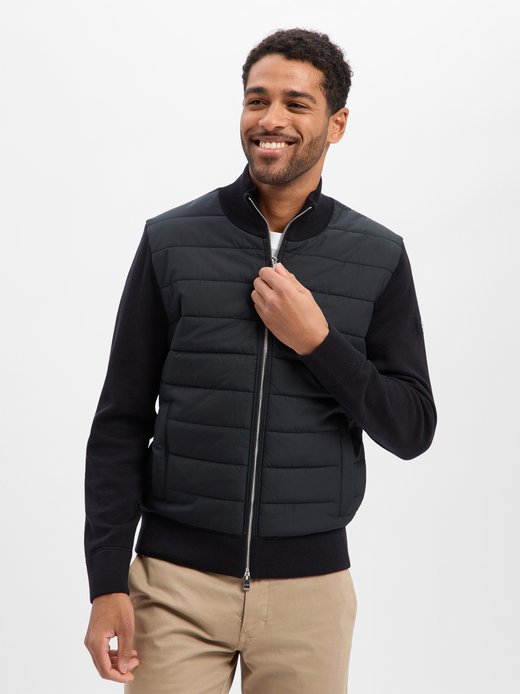 Herren Strickjacke mit Schurwolle - Hernesto