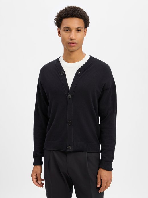 Herren Strickjacke mit Wollanteil - Eluan